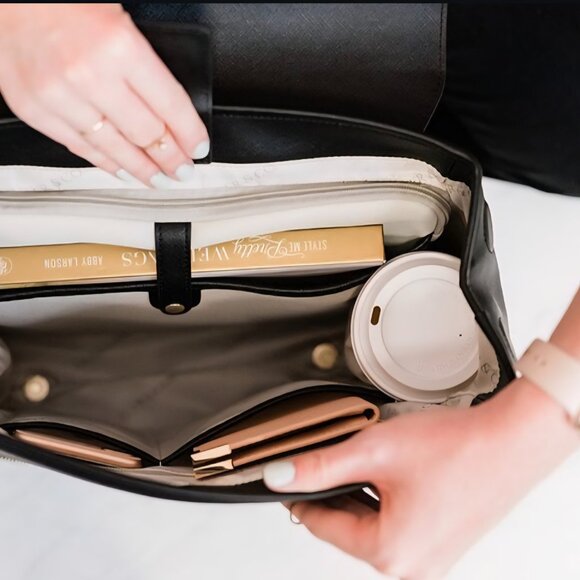 Glass Ladder & Co. DIANA Convertible Backpack - LARGE - BLACK color - Picture 12 of 12